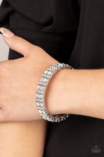 Load image into Gallery viewer, Paparazzi Mic Dropping Drama - White Bracelet
