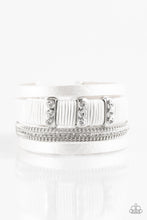 Load image into Gallery viewer, Paparazzi FAME Night - White Bracelet
