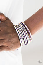 Load image into Gallery viewer, Paparazzi This Time With Attitude - Purple Bracelet
