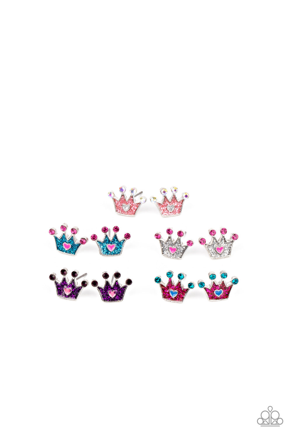 Paparazzi Starlet Shimmer Crown Earrings