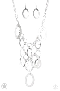 Paparazzi A Silver Spell - Silver Necklace