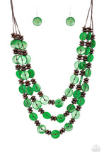 Load image into Gallery viewer, Paparazzi Key West Walkabout - Green Necklace
