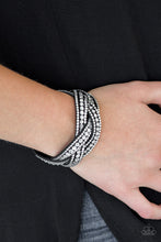 Load image into Gallery viewer, Paparazzi Bring On The Bling - Black Bracelet
