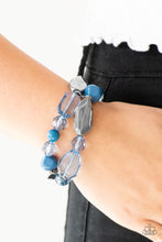 Load image into Gallery viewer, Paparazzi Rockin Rock Candy - Blue Bracelet
