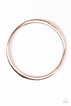 Load image into Gallery viewer, Paparazzi Awesomely Asymmetrical - Rose Gold Bracelet
