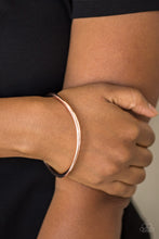 Load image into Gallery viewer, Paparazzi Awesomely Asymmetrical - Rose Gold Bracelet
