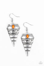 Load image into Gallery viewer, Paparazzi Jurassic Journey - Orange Earring
