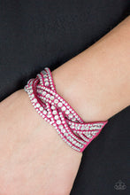 Load image into Gallery viewer, Paparazzi Bring On The Bling - Pink Bracelet
