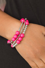 Load image into Gallery viewer, Paparazzi New Adventures - Pink Bracelet
