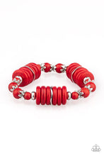 Load image into Gallery viewer, Paparazzi Sagebrush Serenade - Red Bracelet
