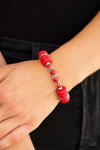 Load image into Gallery viewer, Paparazzi Sagebrush Serenade - Red Bracelet
