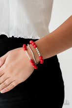 Load image into Gallery viewer, Paparazzi New Adventures - Red Bracelet

