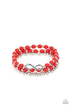 Load image into Gallery viewer, Paparazzi Immeasurably Infinite - Red Bracelet
