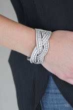 Load image into Gallery viewer, Paparazzi Bring On The Bling - Silver Bracelet
