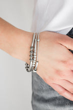 Load image into Gallery viewer, Paparazzi Industrial Instincts - Silver Bracelet
