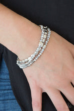 Load image into Gallery viewer, Paparazzi Hello Beautiful - Silver Bracelet
