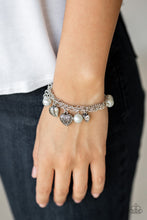 Load image into Gallery viewer, Paparazzi More Amour - Silver Bracelet
