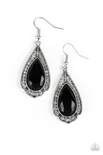 Load image into Gallery viewer, Paparazzi Superstar Stardom - Black Earring
