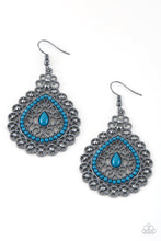 Load image into Gallery viewer, Paparazzi Carnival Courtesan - Blue Earring

