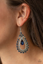 Load image into Gallery viewer, Paparazzi All About Business - Blue Earrings
