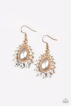 Load image into Gallery viewer, Paparazzi Regal Renewal - Gold Earrings
