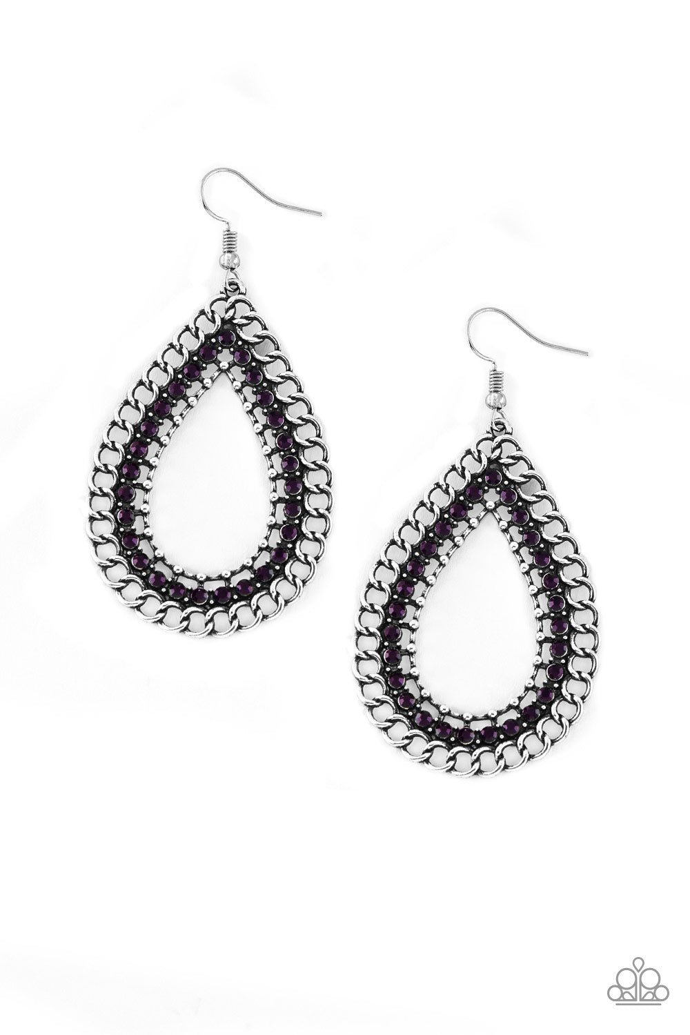 Paparazzi Mechanical Marvel - Purple Earrings