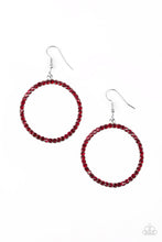 Load image into Gallery viewer, Paparazzi Stoppin Traffic - Red Earring
