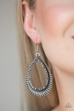 Load image into Gallery viewer, Paparazzi Right As REIGN - Silver Earrings
