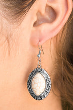 Load image into Gallery viewer, Paparazzi Desert Harvest - White Earring
