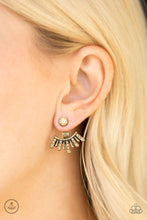 Load image into Gallery viewer, Paparazzi Diva Dynamite - Brass Earrings
