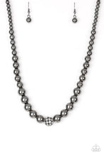 Load image into Gallery viewer, Paparazzi High-Stakes FAME - Black Necklace
