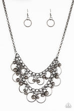 Load image into Gallery viewer, Paparazzi Warning Bells - Black Necklace
