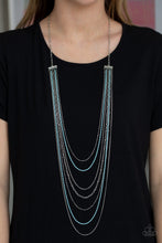 Load image into Gallery viewer, Paparazzi Radical Rainbows - Blue Necklace
