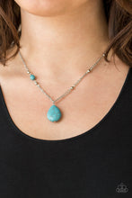 Load image into Gallery viewer, Paparazzi Peaceful Prairies - Blue Necklace
