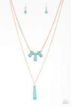 Load image into Gallery viewer, Paparazzi Basic Groundwork - Blue Necklace
