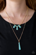 Load image into Gallery viewer, Paparazzi Basic Groundwork - Blue Necklace
