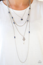 Load image into Gallery viewer, Paparazzi Key Keynote - Blue Necklace
