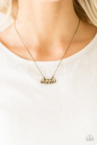 Paparazzi Deco Decadence - Brass Necklace