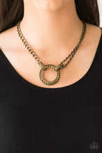 Load image into Gallery viewer, Paparazzi Razzle Dazzle - Brass Necklace
