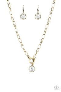 Paparazzi Dynamite Dazzle - Brass Necklace