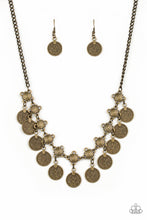 Load image into Gallery viewer, Paparazzi Walk The Plank - Brass Necklace
