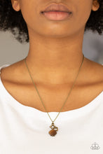 Load image into Gallery viewer, Paparazzi Stylishly Square - Brass Necklace
