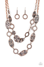 Load image into Gallery viewer, Paparazzi Trippin On Texture - Copper Necklace
