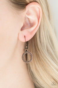 Paparazzi Trippin On Texture - Copper Necklace