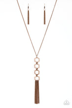 Load image into Gallery viewer, Paparazzi Ready, Set, GEO! - Copper Necklace
