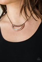 Load image into Gallery viewer, Paparazzi Artificial Arches - Copper Necklace
