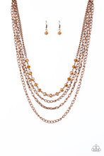 Load image into Gallery viewer, Paparazzi Extravagant Elegance - Copper Necklace
