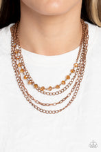 Load image into Gallery viewer, Paparazzi Extravagant Elegance - Copper Necklace
