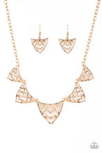 Load image into Gallery viewer, Paparazzi Welcome To The Lions Den - Gold Necklace
