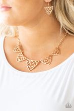 Load image into Gallery viewer, Paparazzi Welcome To The Lions Den - Gold Necklace
